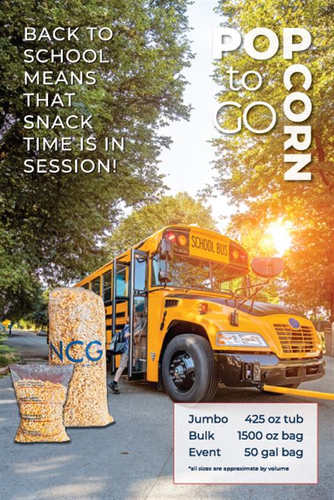 Popcorn to go - Back to school  image