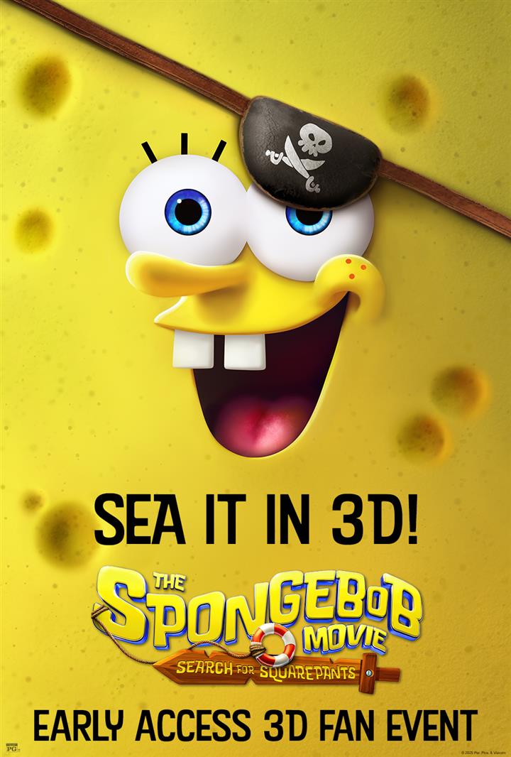 3D Early Access The SpongeBob Movie: Search for SquarePants Movie Poster