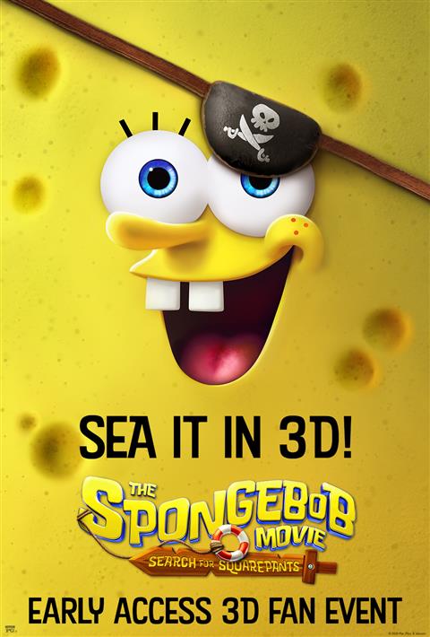 3D Early Access The SpongeBob Movie: Search for SquarePants poster