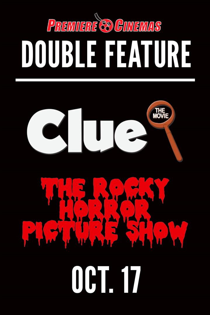 Clue / Rocky Horror - Tim Curry Double Feature Movie Poster
