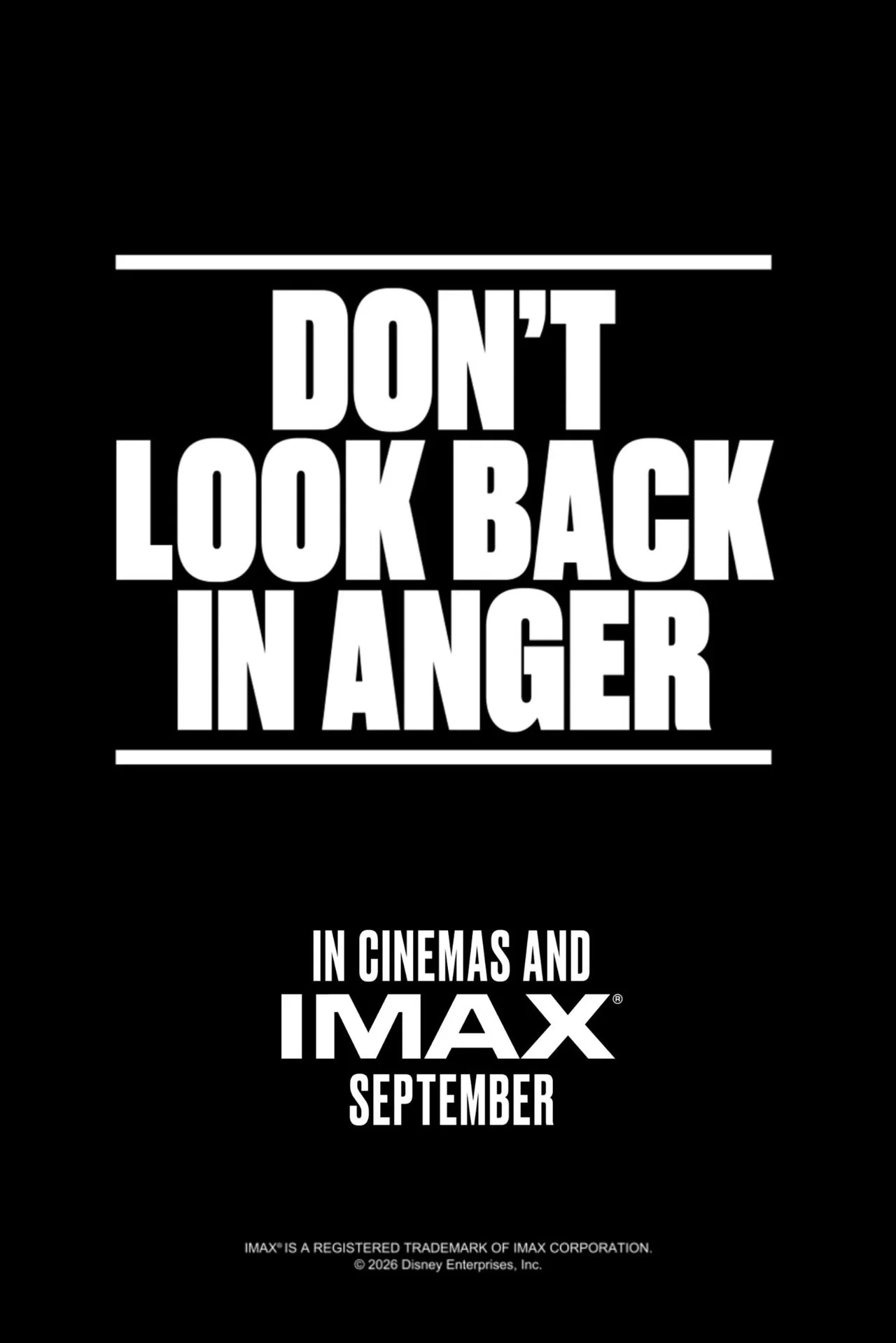 Early Access - Oasis: Don't Look Back in Anger Movie Poster