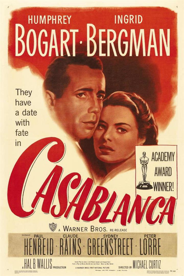 Flashback Cinema - Casablanca Movie Poster