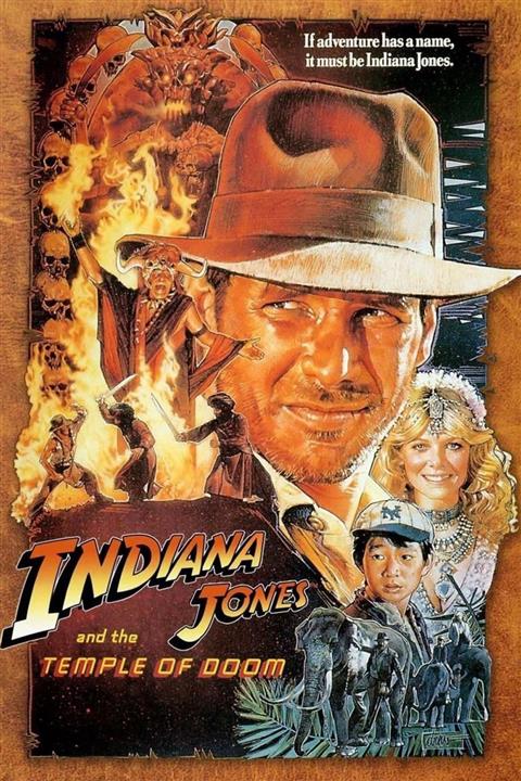 Flashback Cinema - Indiana Jones and the Temple of Doom Movie Poster