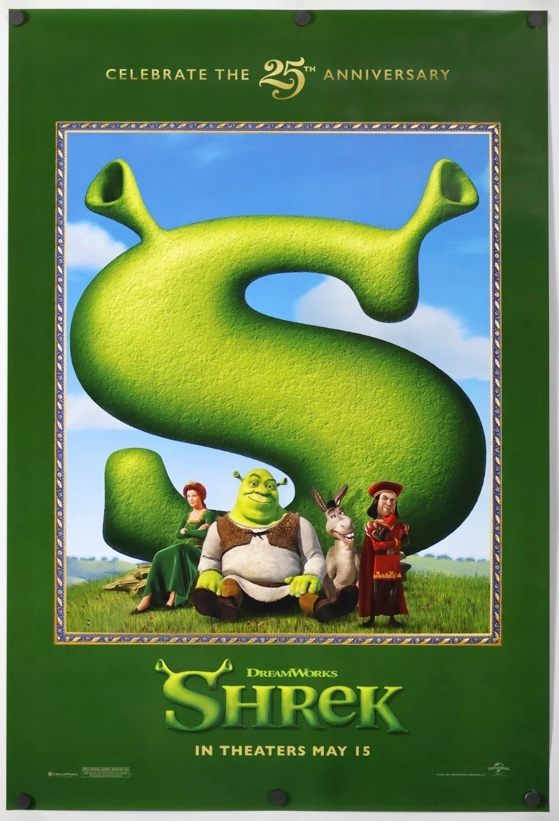 Flashback Cinema - Shrek 25th Anniversary Movie Poster