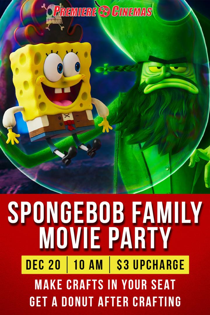 Premiere's Spongebob Family Movie Party Movie Poster