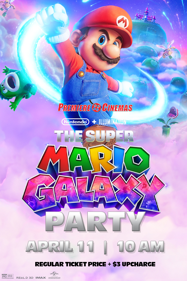 Super Mario Galaxy - Premiere PJ Party Movie Poster