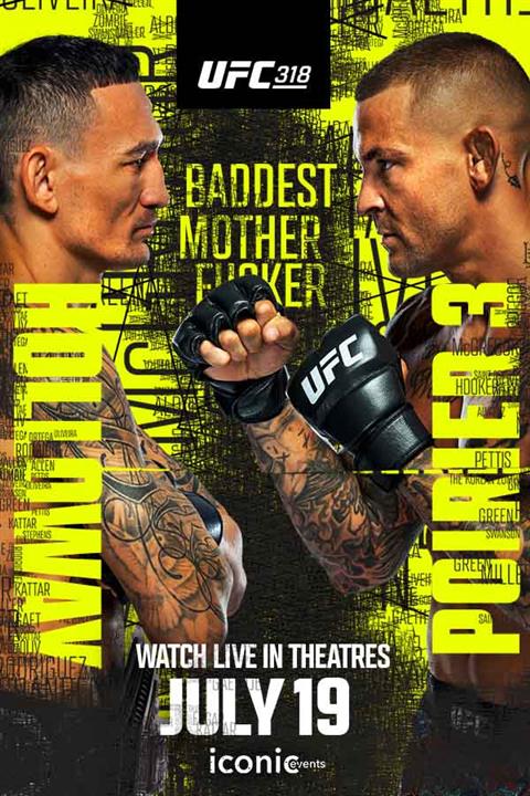 UFC 318: Holloway vs. Poirier 3 poster