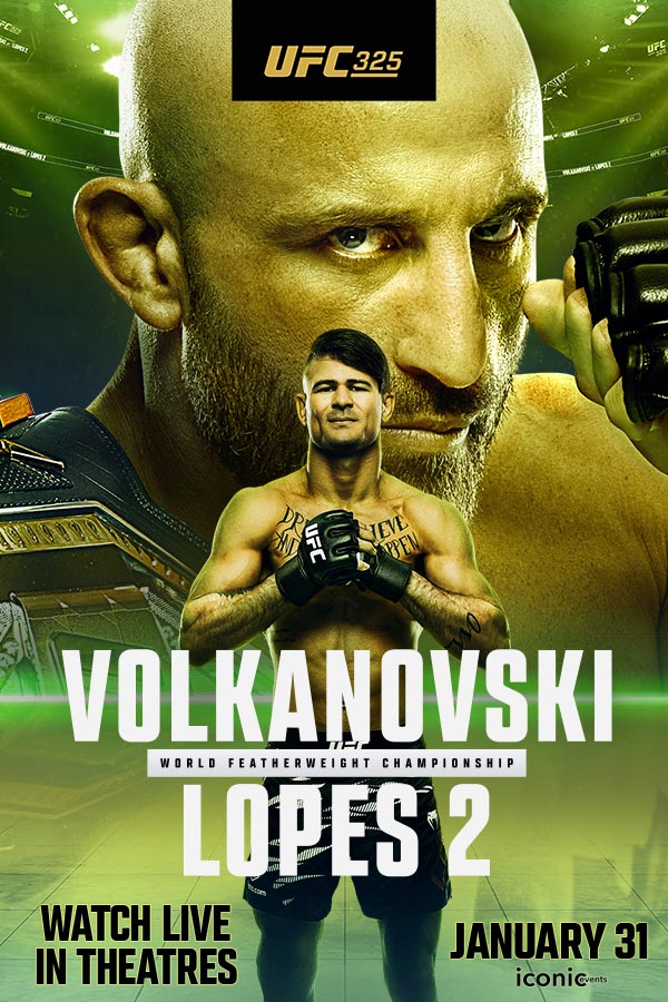 UFC 325: Volkanovski vs Lopes 2 Movie Poster