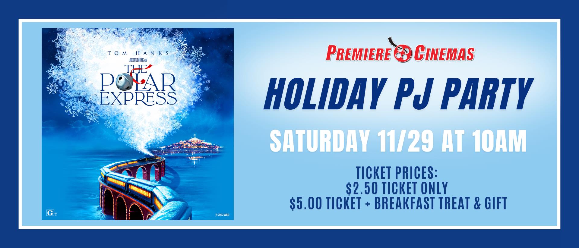 Premiere's Holiday PJ Party - Polar Express!  image