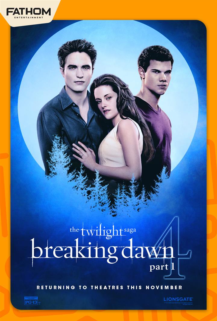 The Twilight Saga: Breaking Dawn Part 1 (Fathom 20 Movie Poster