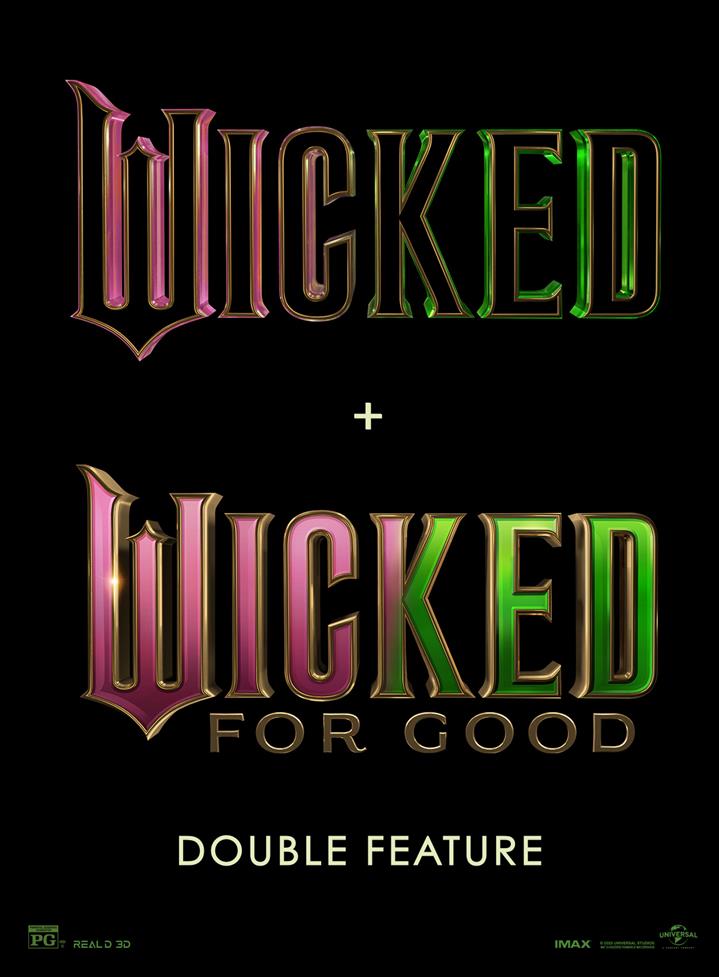 Wicked + Wicked: For Good Double Feature Movie Poster