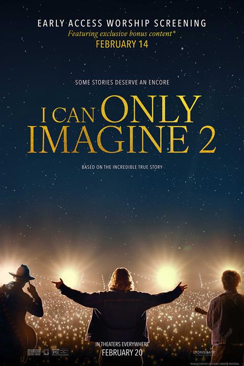 Early Access - I Can Only Imagine 2 Worship Screen poster