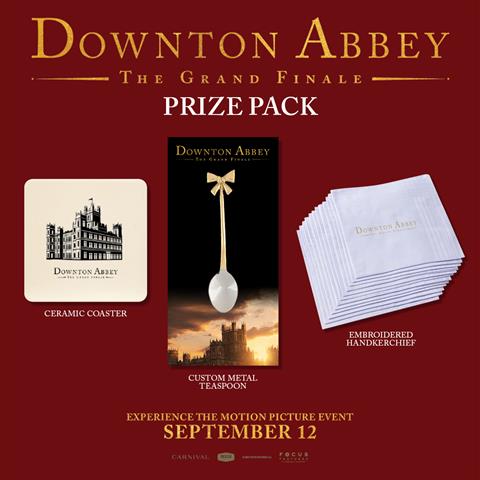 Downton Abbey Instagram Exclusive Prize Pack Giveaway image