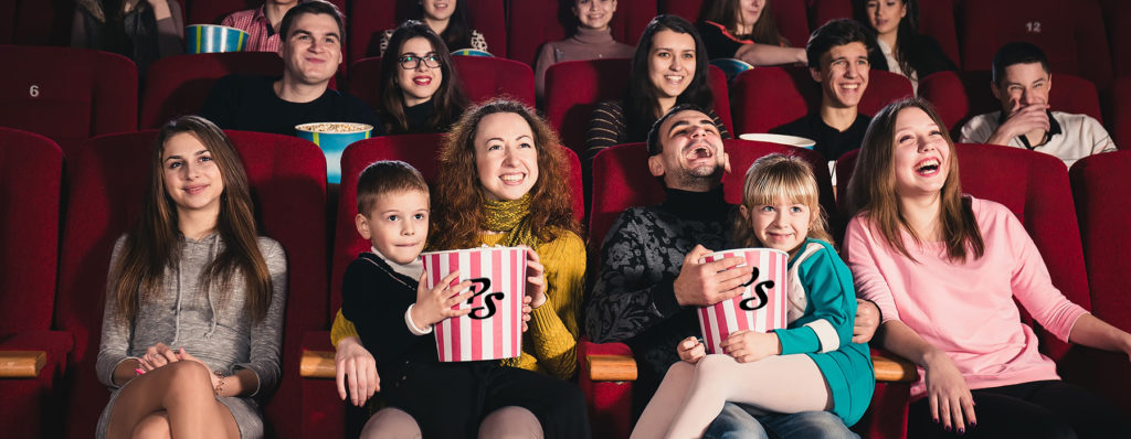 Family at the movies