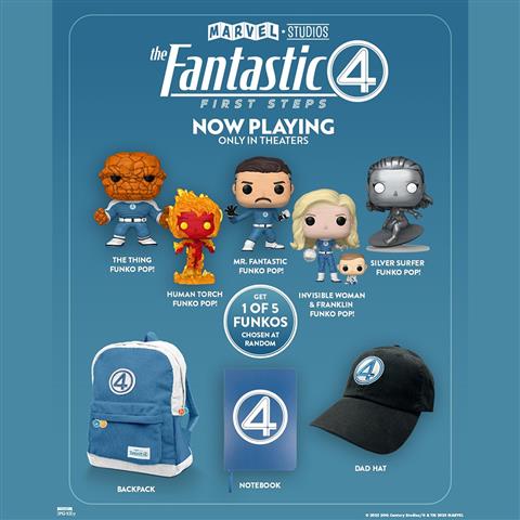 Fantastic Four First Steps Instagram Exclusive Prize Pack Giveaway  image