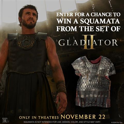 Gladiator 2 Prop Giveaway!  image