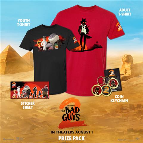 Instagram Exclusive Bad Guys 2 Prize Pack Giveaway! image