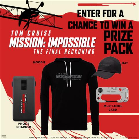 Mission Impossible The Final Reckoning Instagram Exclusive Prize Pack!  image