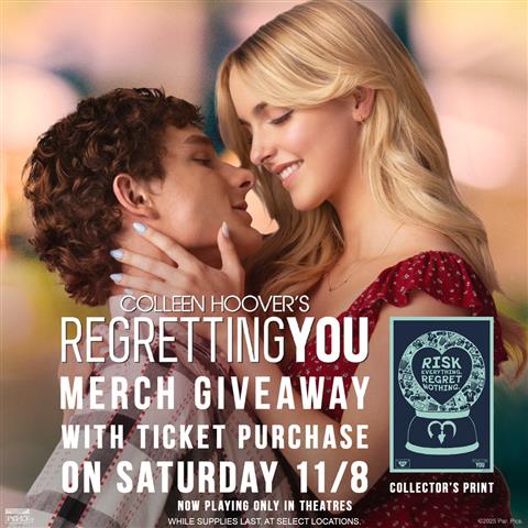 Regretting You Collector Print Giveaway on 11.8.25 image