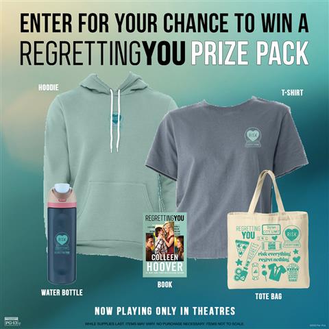 Regretting You Prize Pack Giveaway image
