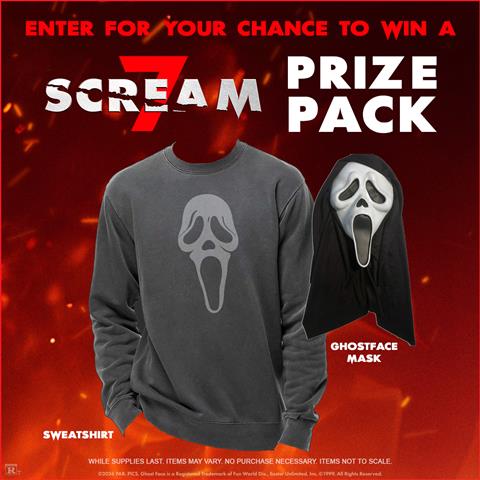 Scream 7 Prize Pack Instagram Giveaway image