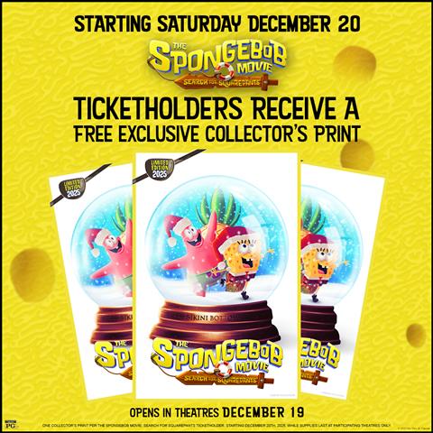 Spongebob Collector Print Giveaway 12.20 image