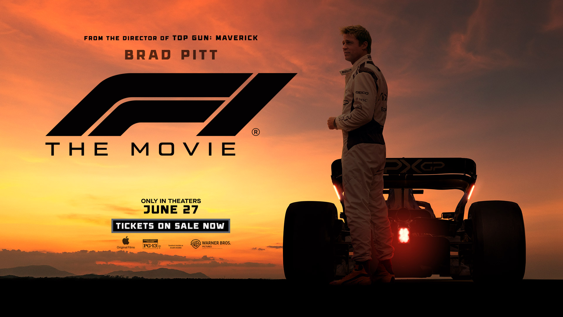 F1 The Movie Tickets Are On Sale Now! Get Yours Today!  image