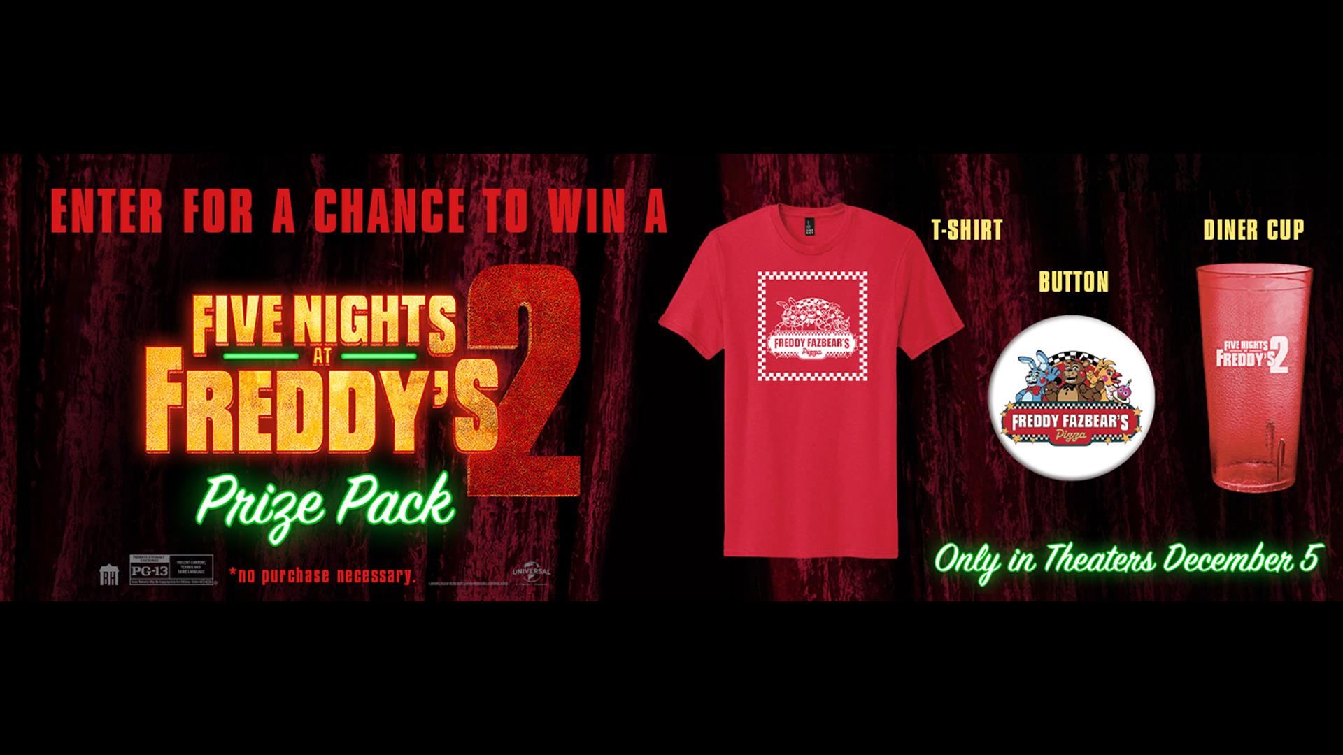 Five Nights at Freddy's 2 Prize Pack Giveaway image
