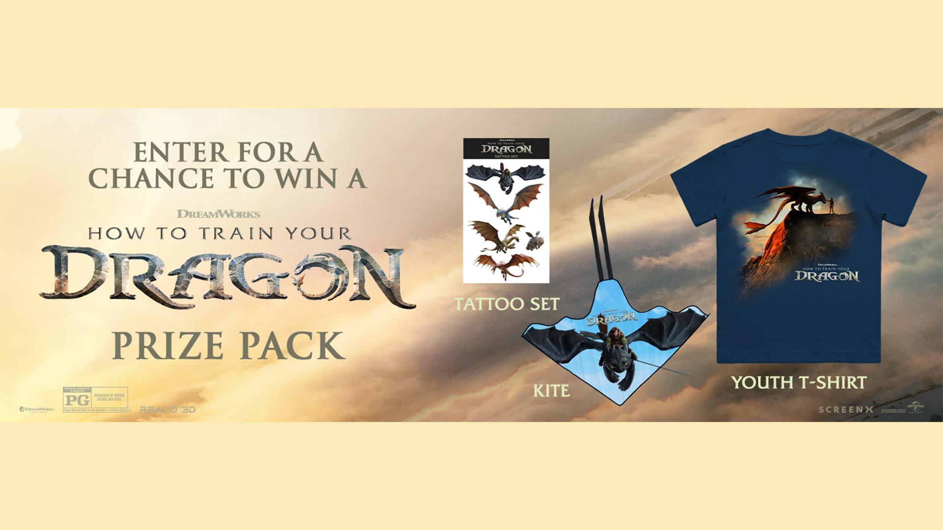 Instagram Exclusive How To Train Your Dragon Youth Prize Pack Giveaway! image