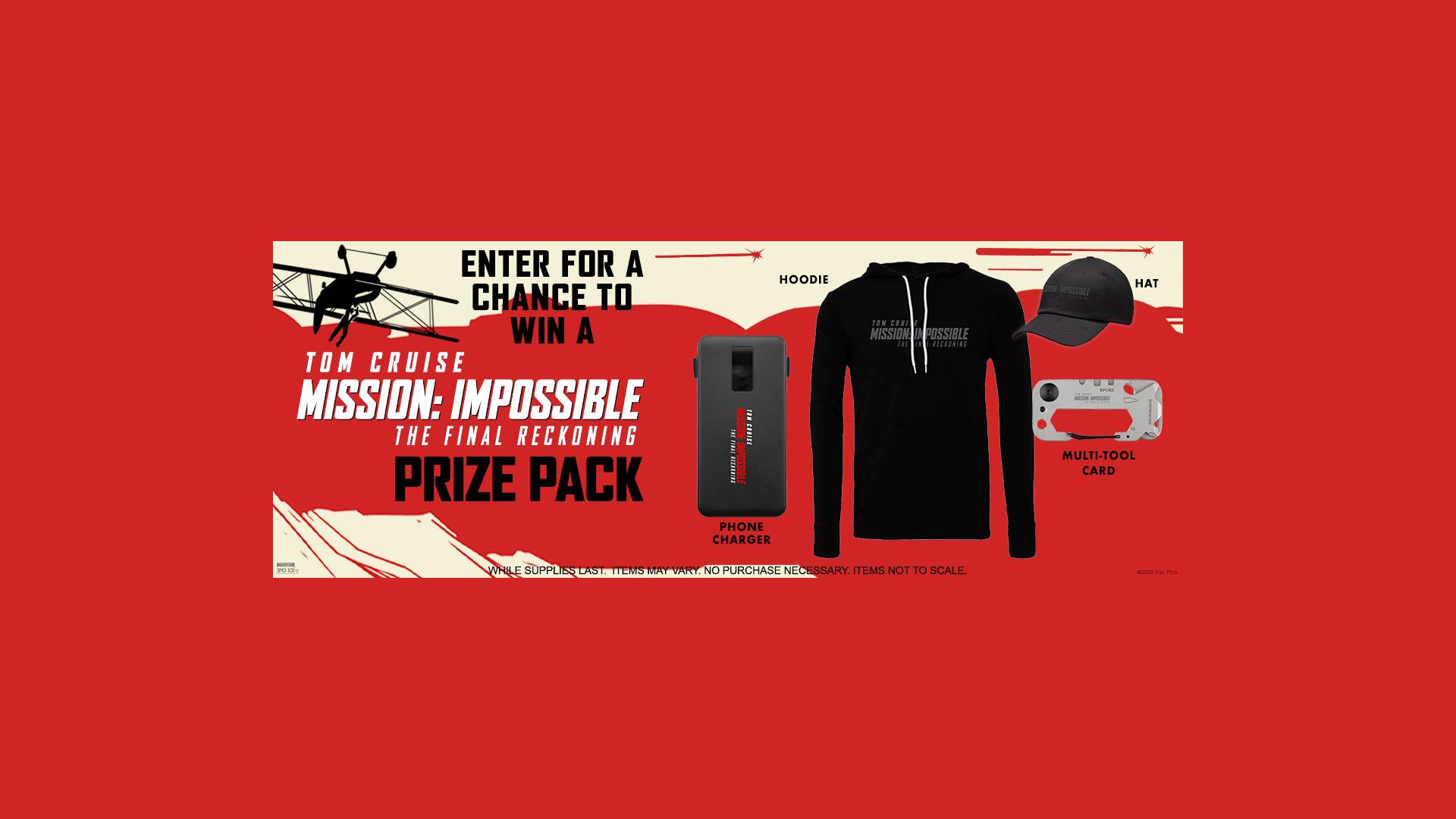 Mission Impossible The Final Reckoning Instagram Exclusive Prize Pack!  image
