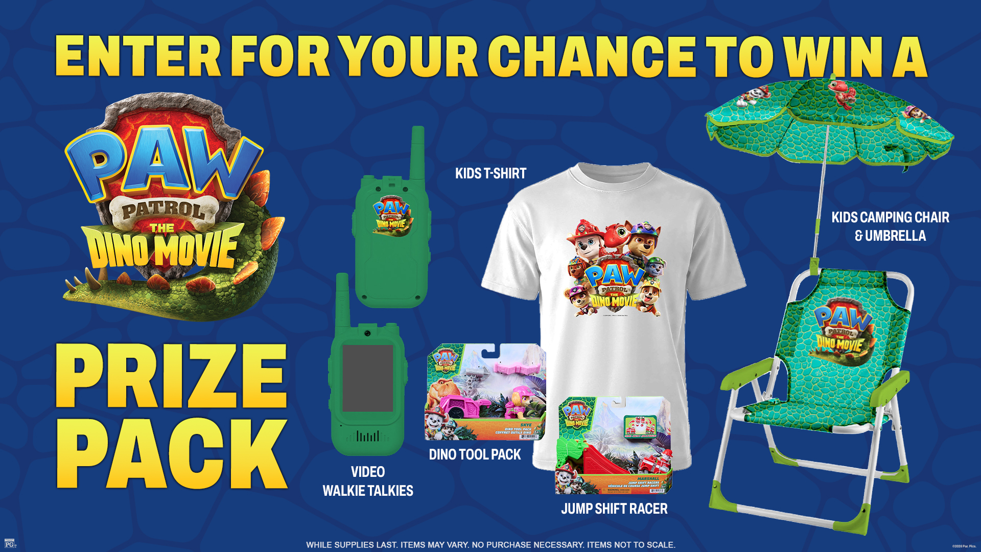 PAW PATROL: THE DINO MOVIE Giveaway Brings a DINO-MITE Prize Pack to One Lucky Fan image
