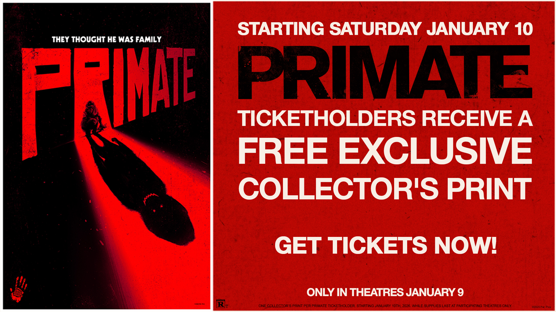 Primate Collector Print Giveaway on 1/10 image