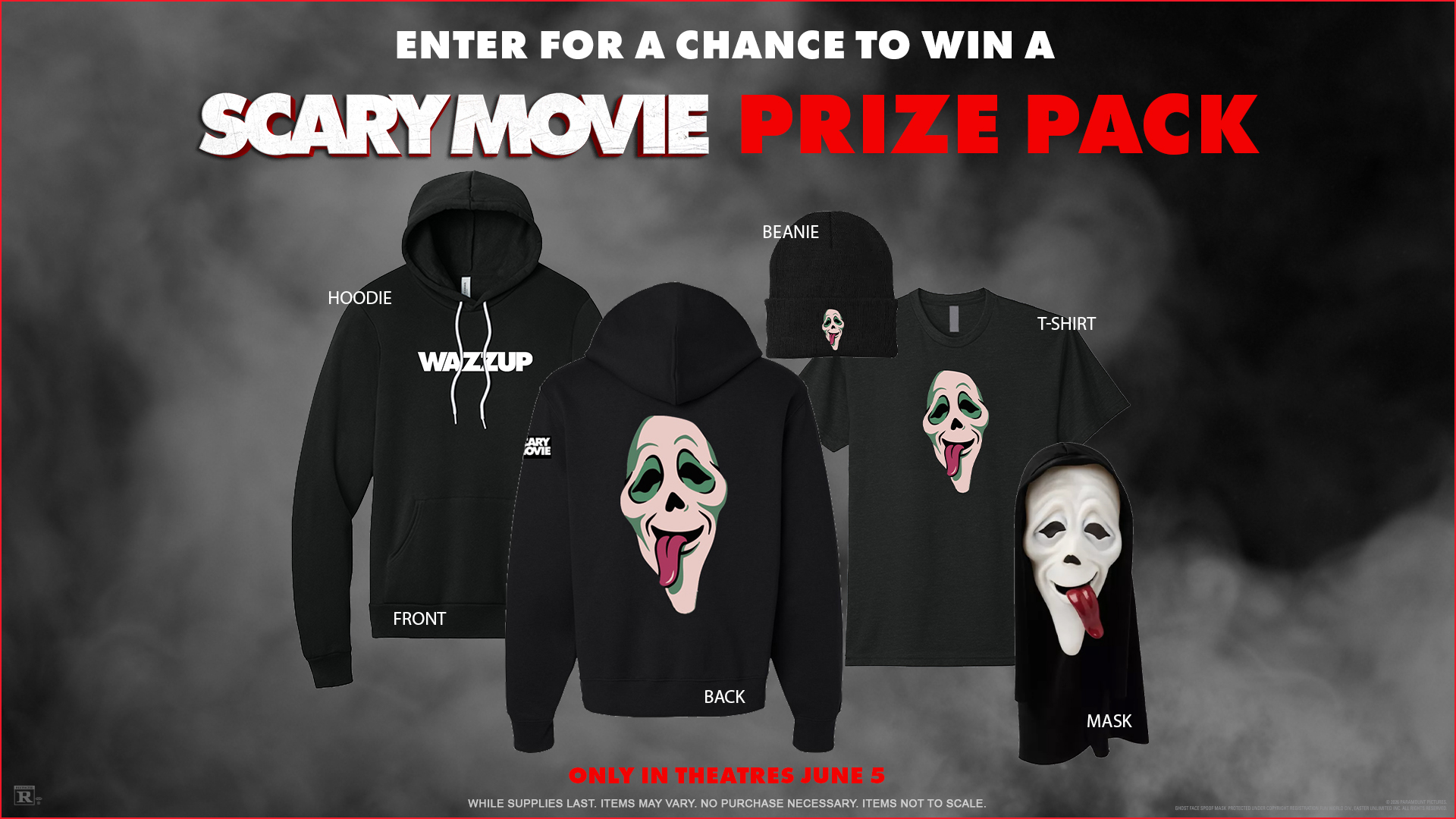SCARY MOVIE Prize Pack Giveaway image