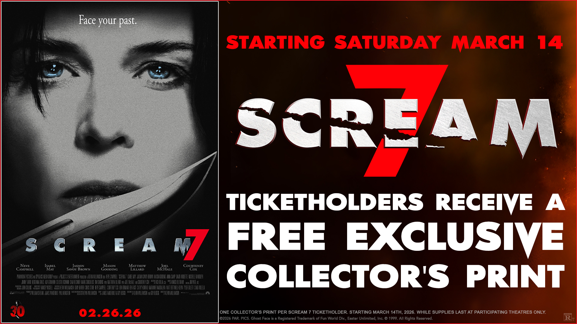 Scream 7 Collector Print Giveaway 3/14 image