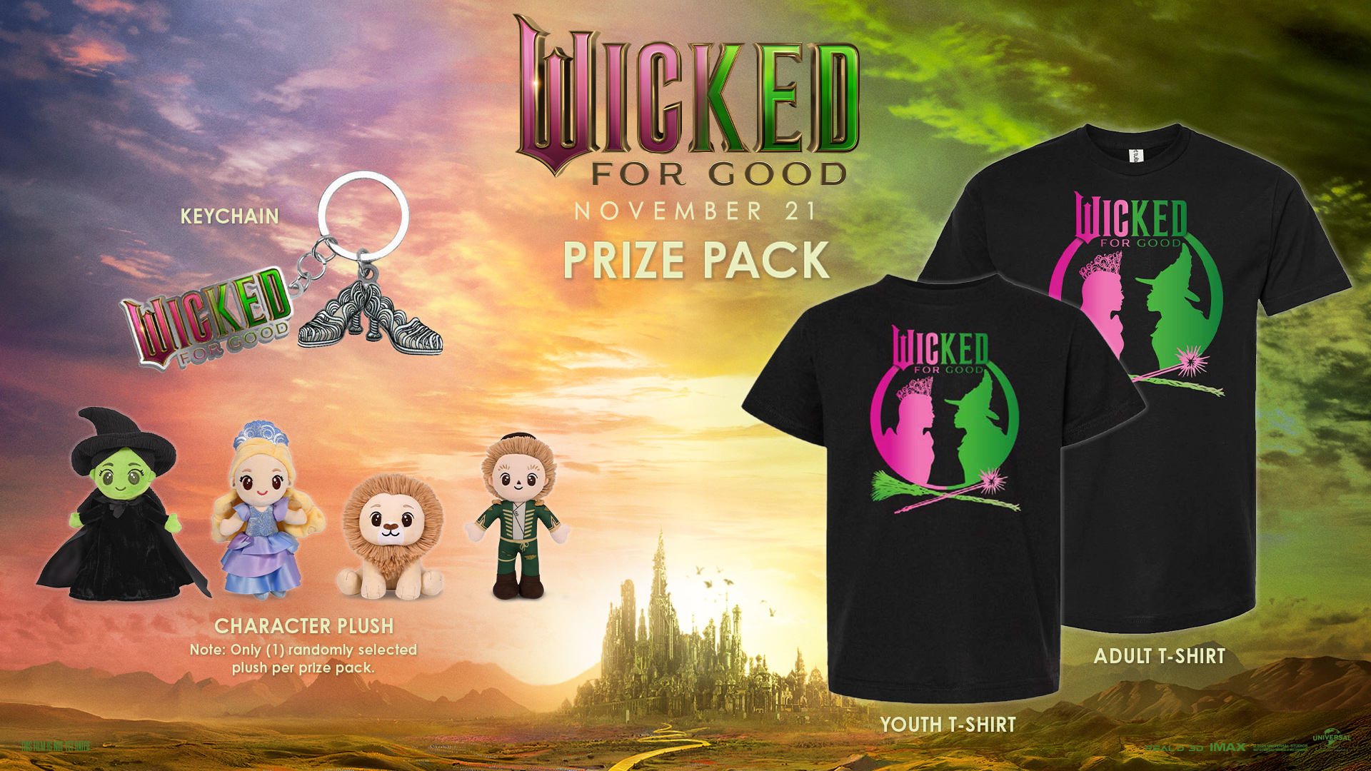 Wicked For Good Prize Pack Giveaway image