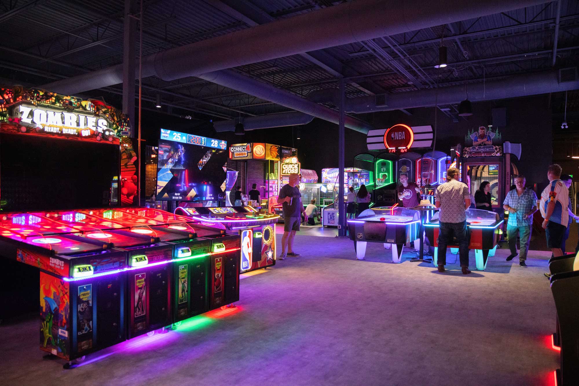 Zombies arcade game