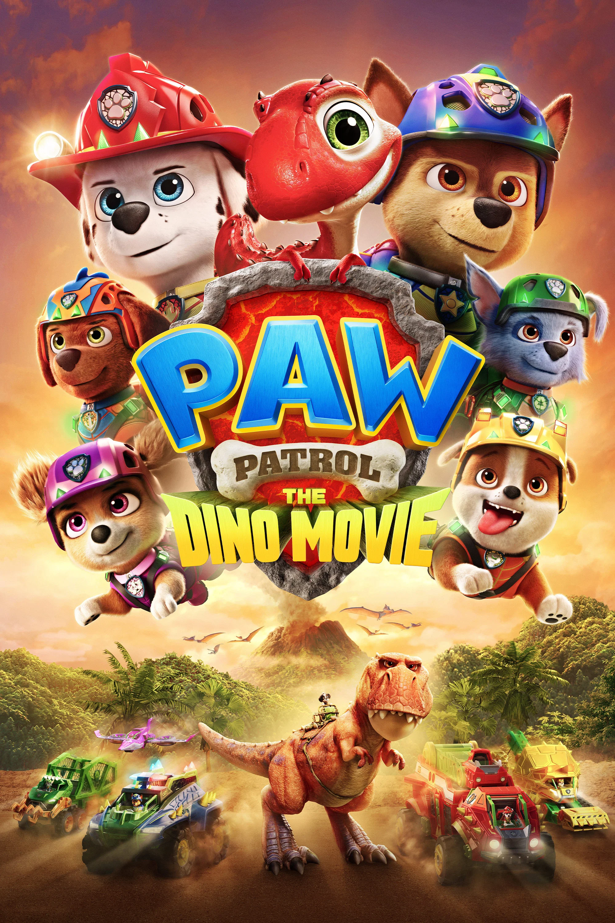 PAW PATROL THE DINO MOVIE Movie Poster