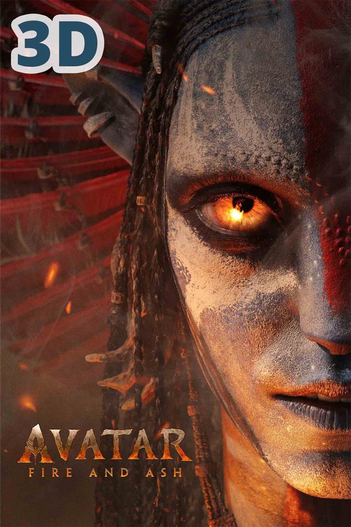 Avatar Fire and Ash 3D Movie Poster