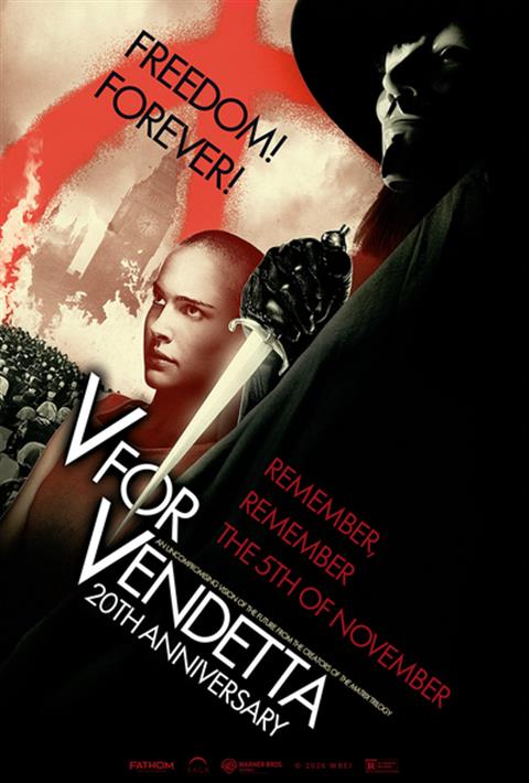 V for Vendetta 20th Anniversary poster