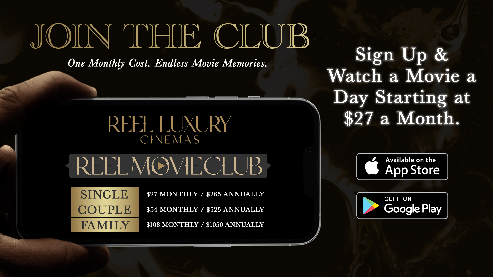 Reel Movie Club Subscription