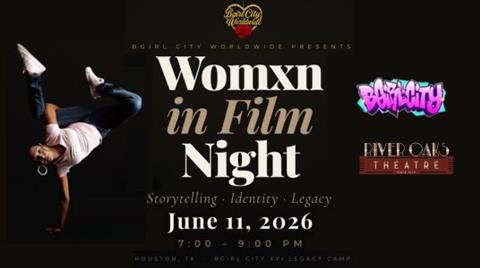 Womxn in Film Night — BGirl City XVI Legacy Camp poster