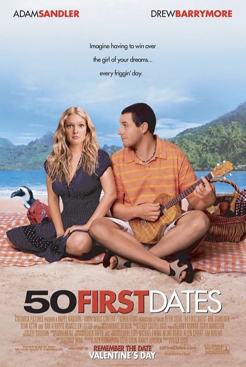 50 FIRST DATES Movie Poster
