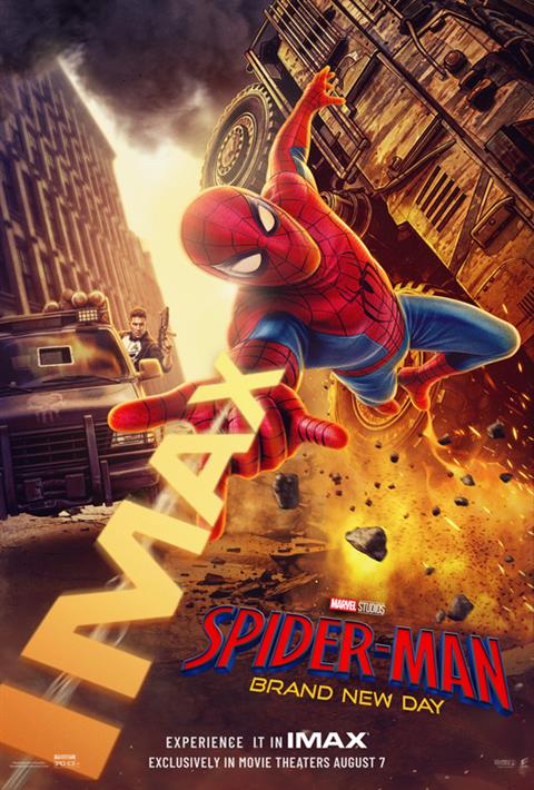 IMAX SPIDER MAN BRAND NEW DAY Movie Poster