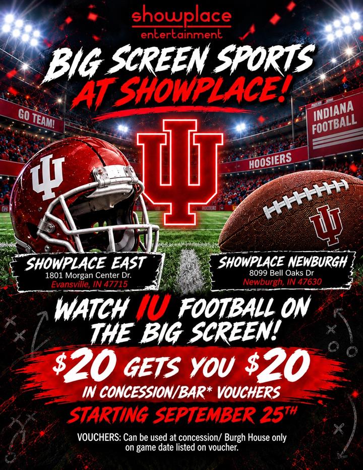 BIG SCREEN SPORTS: IU VS NORTHWESTERN Movie Poster
