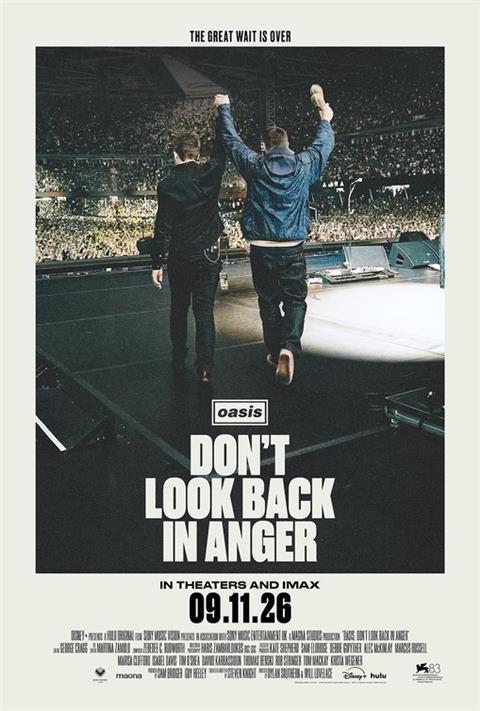 IMAX OASIS DON'T LOOK BACK IN ANGER Movie Poster