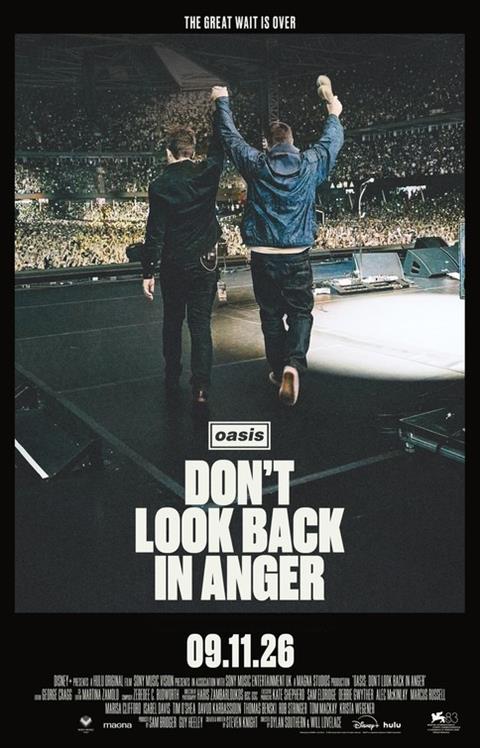 OASIS: DON'T LOOK BACK IN ANGER Movie Poster