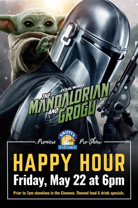 HAPPY HOUR - STAR WARS: THE MANDALORIAN AND GROGU poster