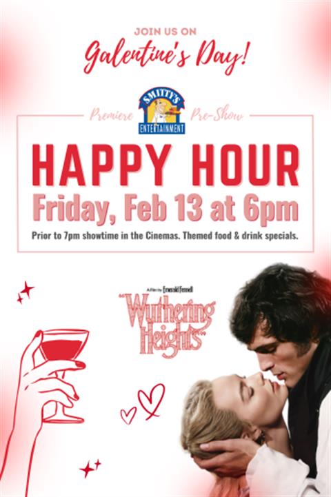 WUTHERING HEIGHTS HAPPY HOUR poster