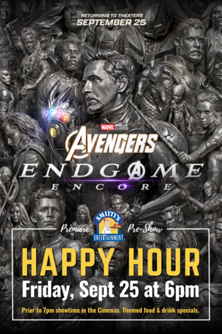 HAPPY HOUR - AVENGERS ENDGAME ENCORE Movie Poster