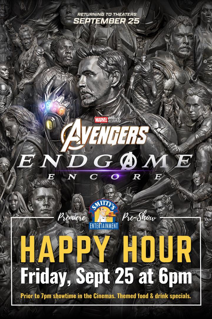 Happy Hour - Avengers Endgame Encore Movie Poster